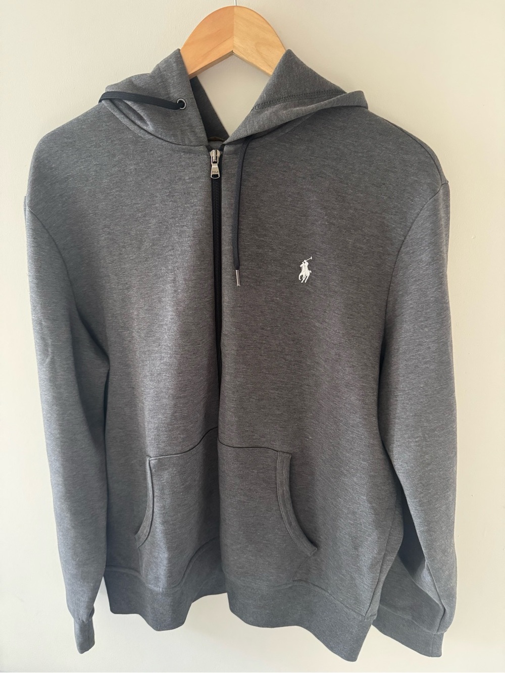 Polo by Ralph Lauren Charcoal Gray Zip-Up Hoodie
